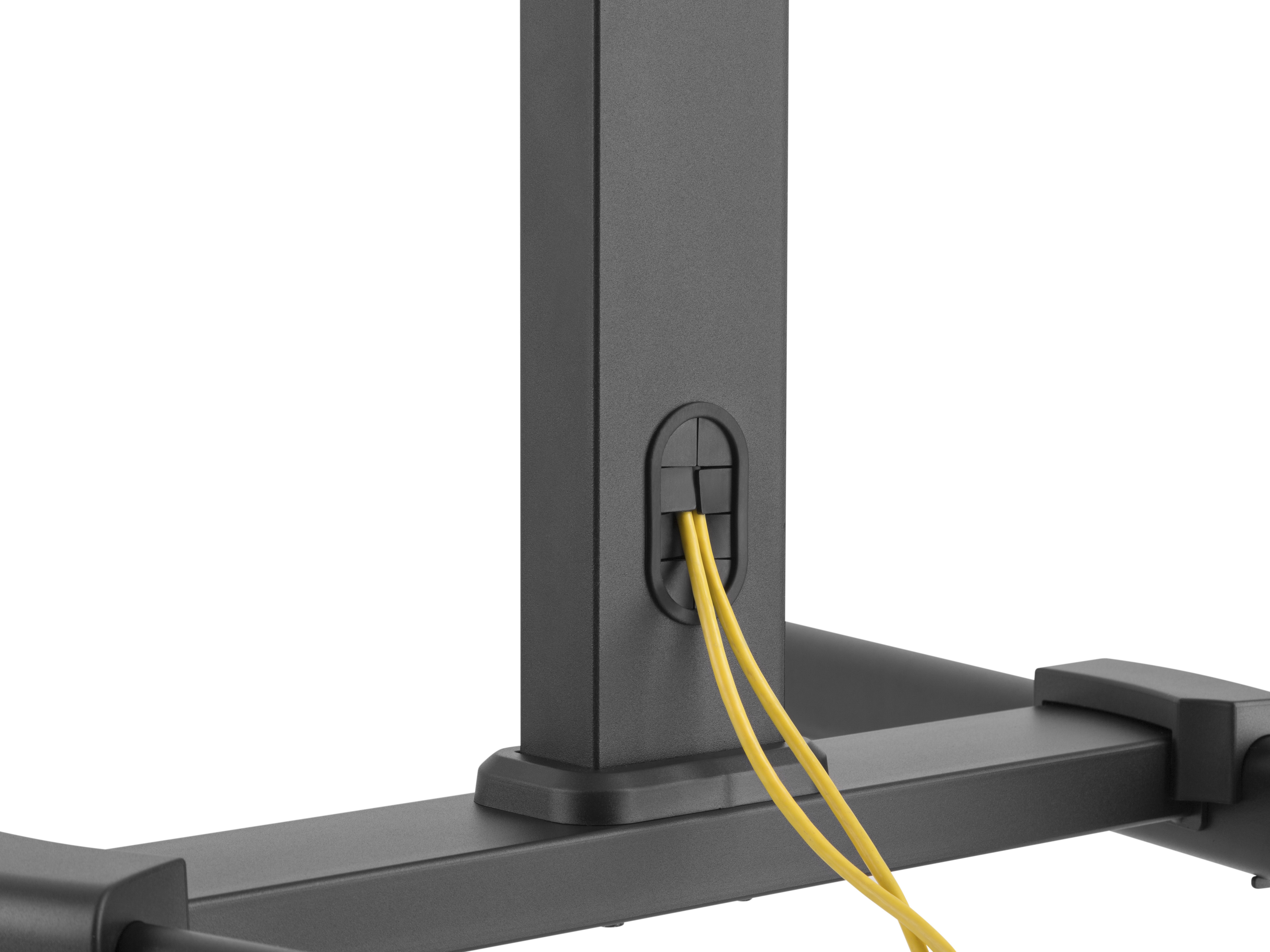 Equip Pro rticulating Dual Monitor Desk Mount Bracket - Universal - Wagen - für LCD TV - Schwarz - 81.3-139.7 cm, Ansicht 2