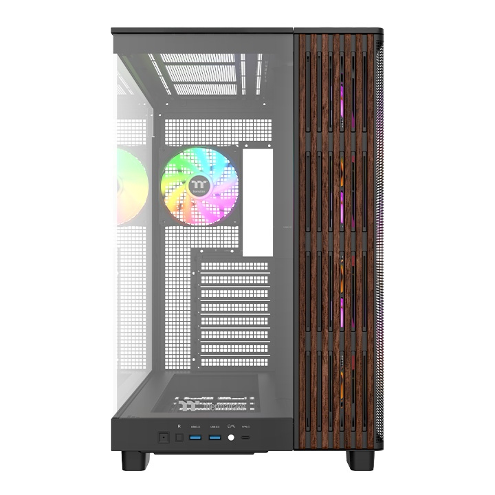Thermaltake Geh View 380 XL WS Midi TowerARGB Black retail, Ansicht 2