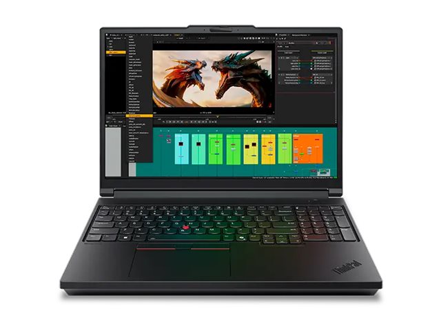 Lenovo ThinkPad T16g Gen 3 21V5 - Intel Core Ultra 7 255HX / 2.4 GHz - Win 11 Pro - GeForce RTX 5080 - 64 GB RAM - 1 TB SSD TCG Opal Encryption 2, NVMe, Performance - 40.6 cm (16")