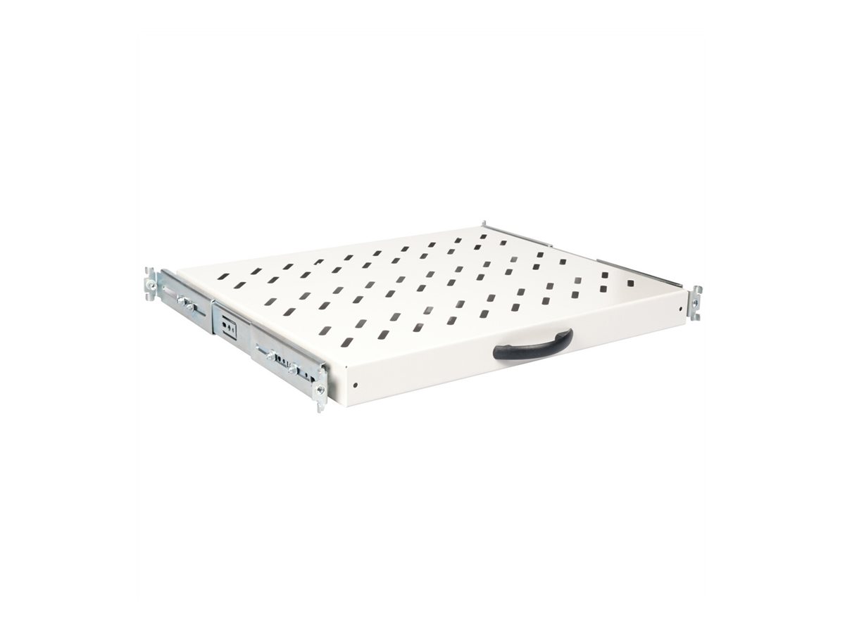 ROLINE 19 Zoll Fachboden 1 HE ausziehbar 350 T 25 kg grau, Ansicht 4