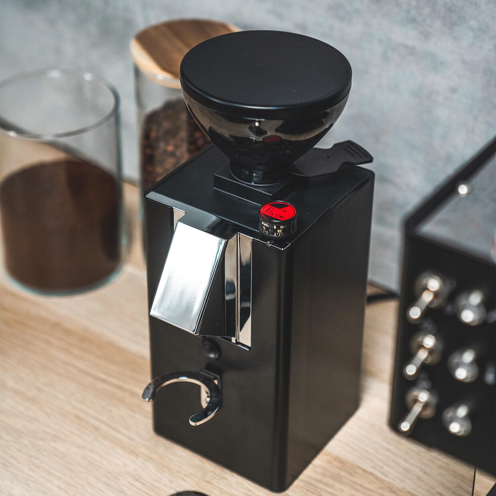 La Pavoni Coffeegrinder LPGKBN02EU Nuovo Kube Mill nero, Ansicht 4