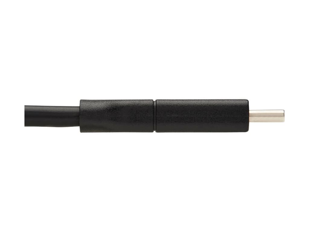 Eaton Tripp Lite Series USBC Cable (M/M) - USB 2.0, Thunderbolt 3, 100W PD Charging, Right-Angle Plug, Black, 2 m (6.6 ft.)