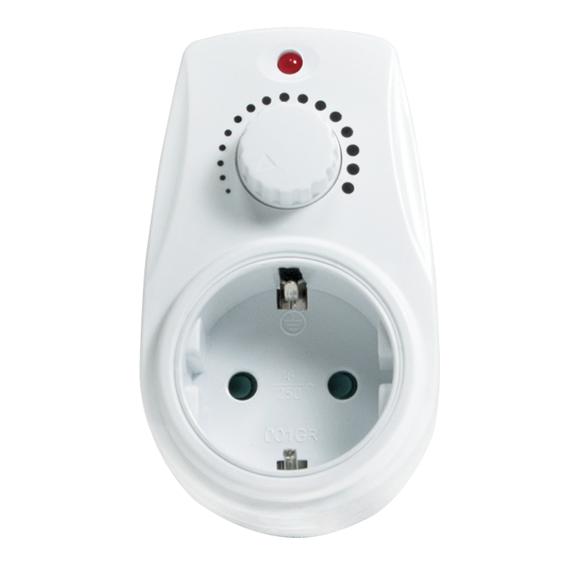 LogiLink Dimmer Weiß - Kindersicherung, LED-Anzeiger, bis 280 Watt, Ansicht 3