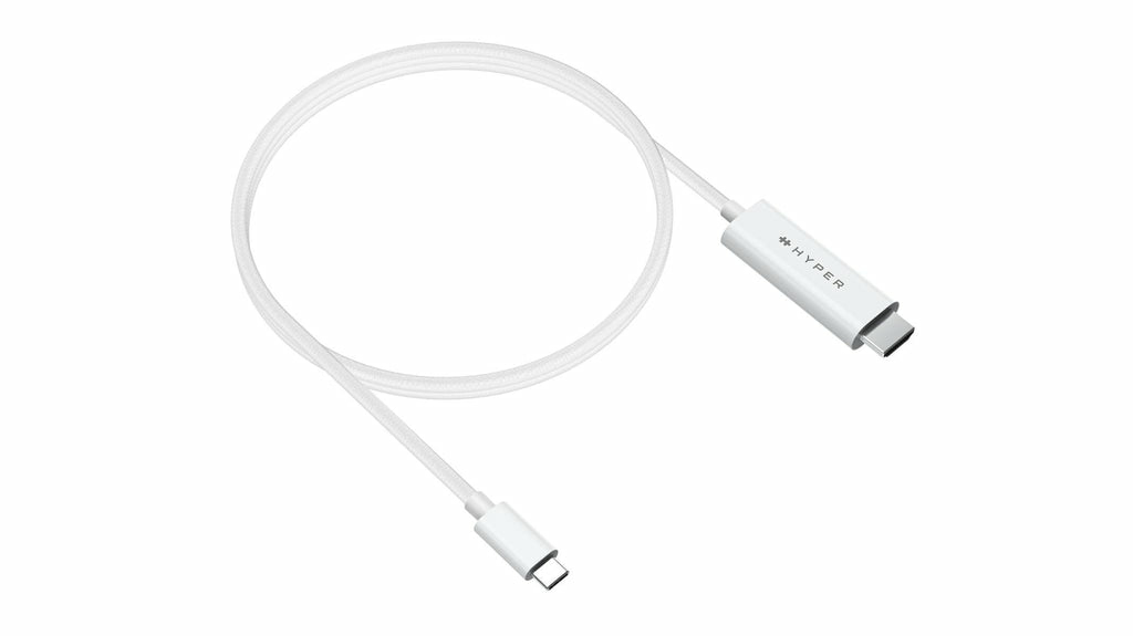 Targus HyperDrive - Adapterkabel - 24 pin USB-C männlich zu HDMI männlich - Weiß, Ansicht 4