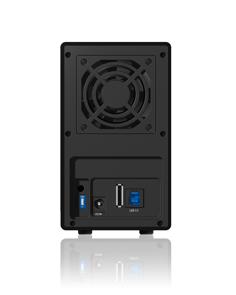 ICY BOX IB-RD3620SU3 - Festplatten-Array - 2 Schächte (SATA-600), Ansicht 3