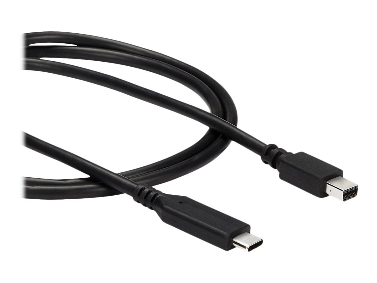 StarTech.com StarTech 1m / 3.3ft USB-C to Mini DisplayPort Cable - 4K 60Hz - Black - USB 3.1 Type C to mDP Adapter (CDP2MDPMM1MB)