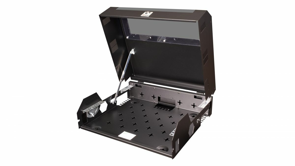 Equip Netzwerkschrank 19 05U Stahltür schwarz - Rack, Ansicht 4