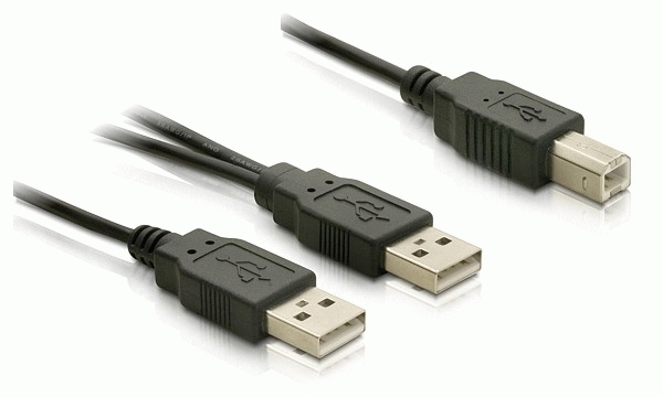 Delock USB-Kabel - USB Typ B (M) zu USB (M), Ansicht 2