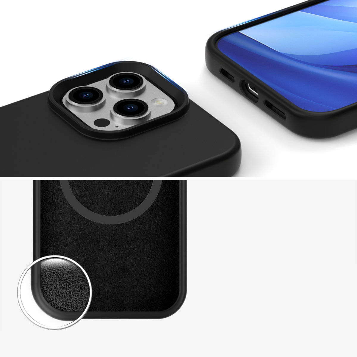 4smarts Silikon Case Cupertino für Apple iPhone 16 Pro, Ansicht 3