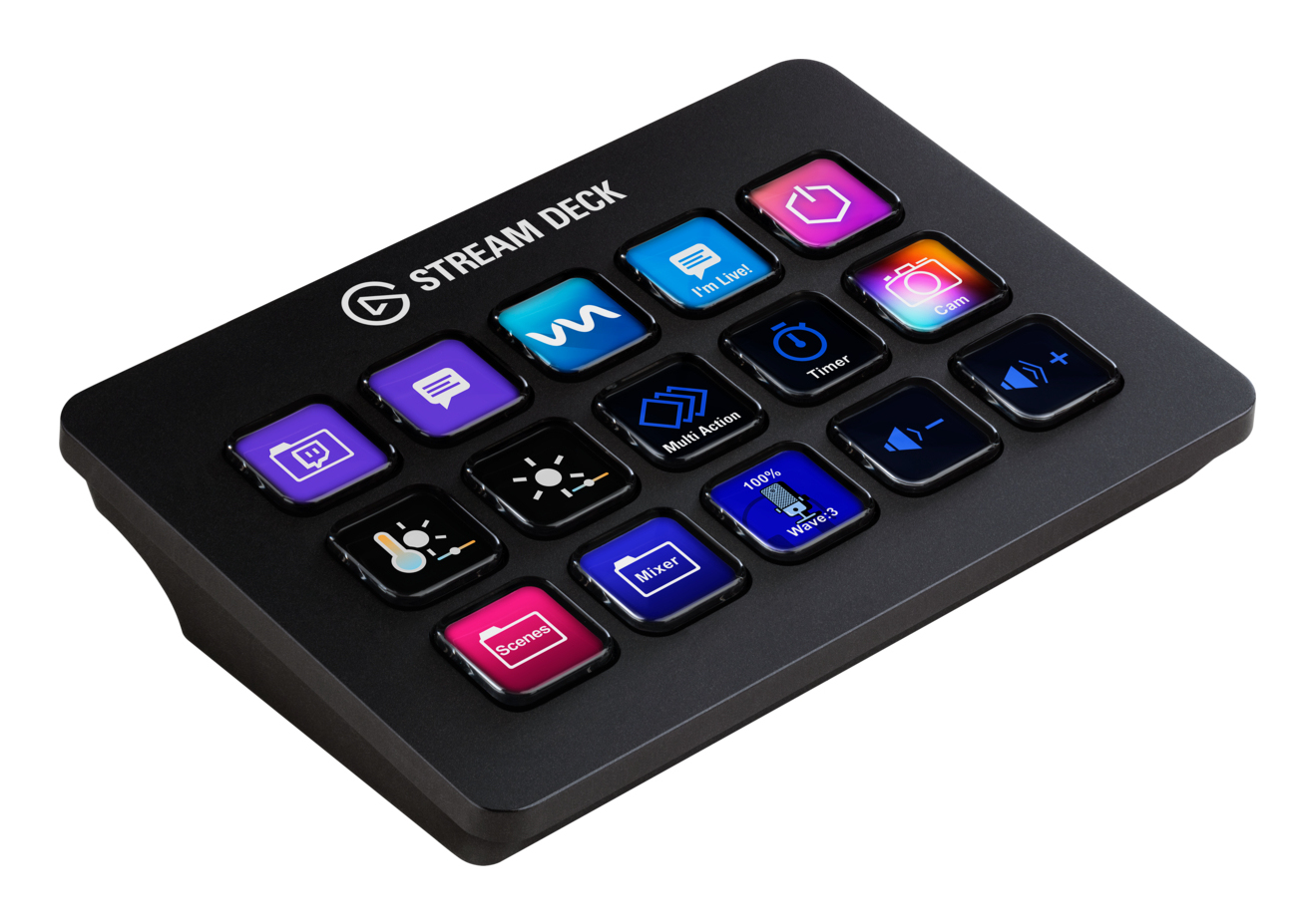 Elgato Stream Deck - Tastenfeld - USB, USB-C, Ansicht 3