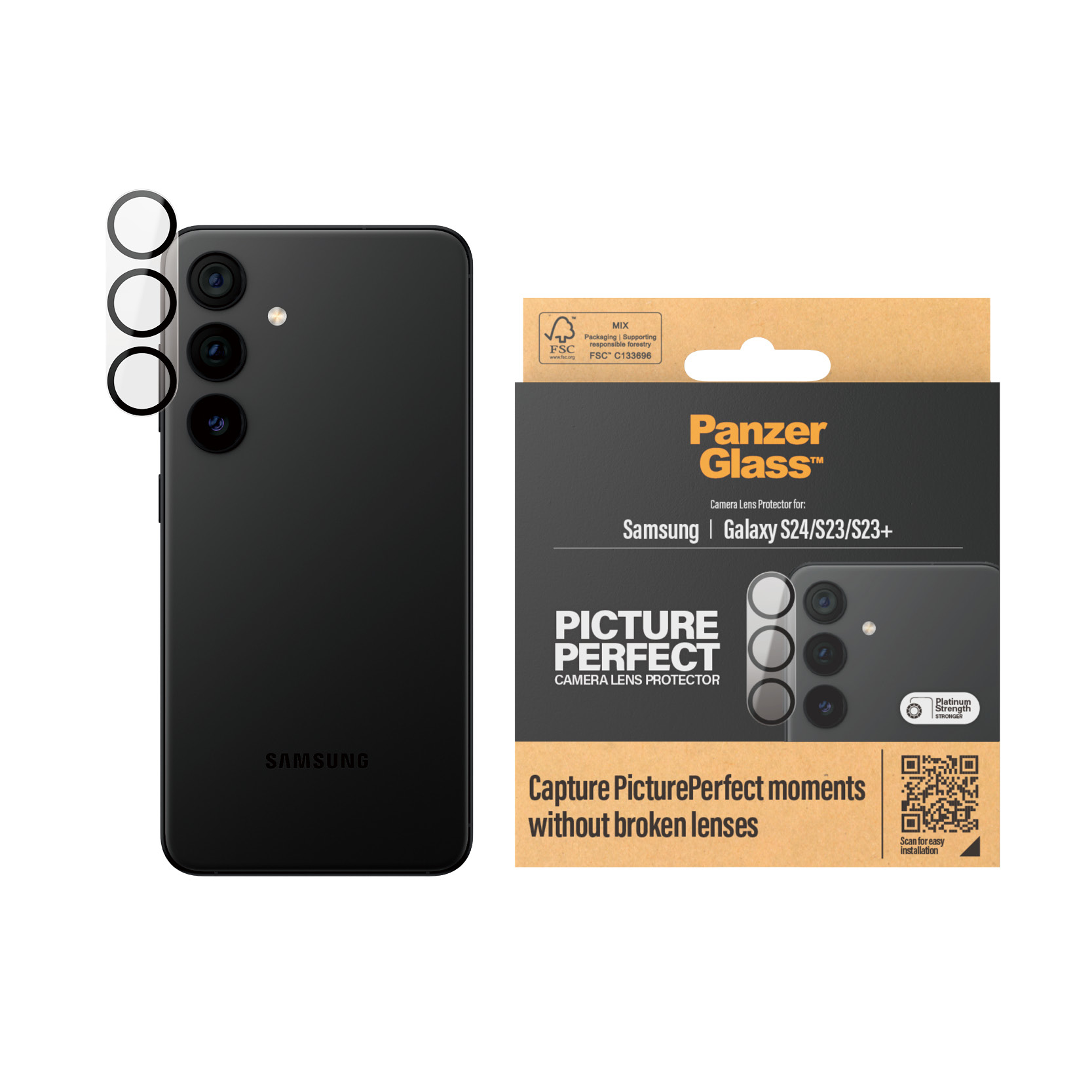 PanzerGlass PicturePerfect - Objektivschutz für Handy, Ansicht 4