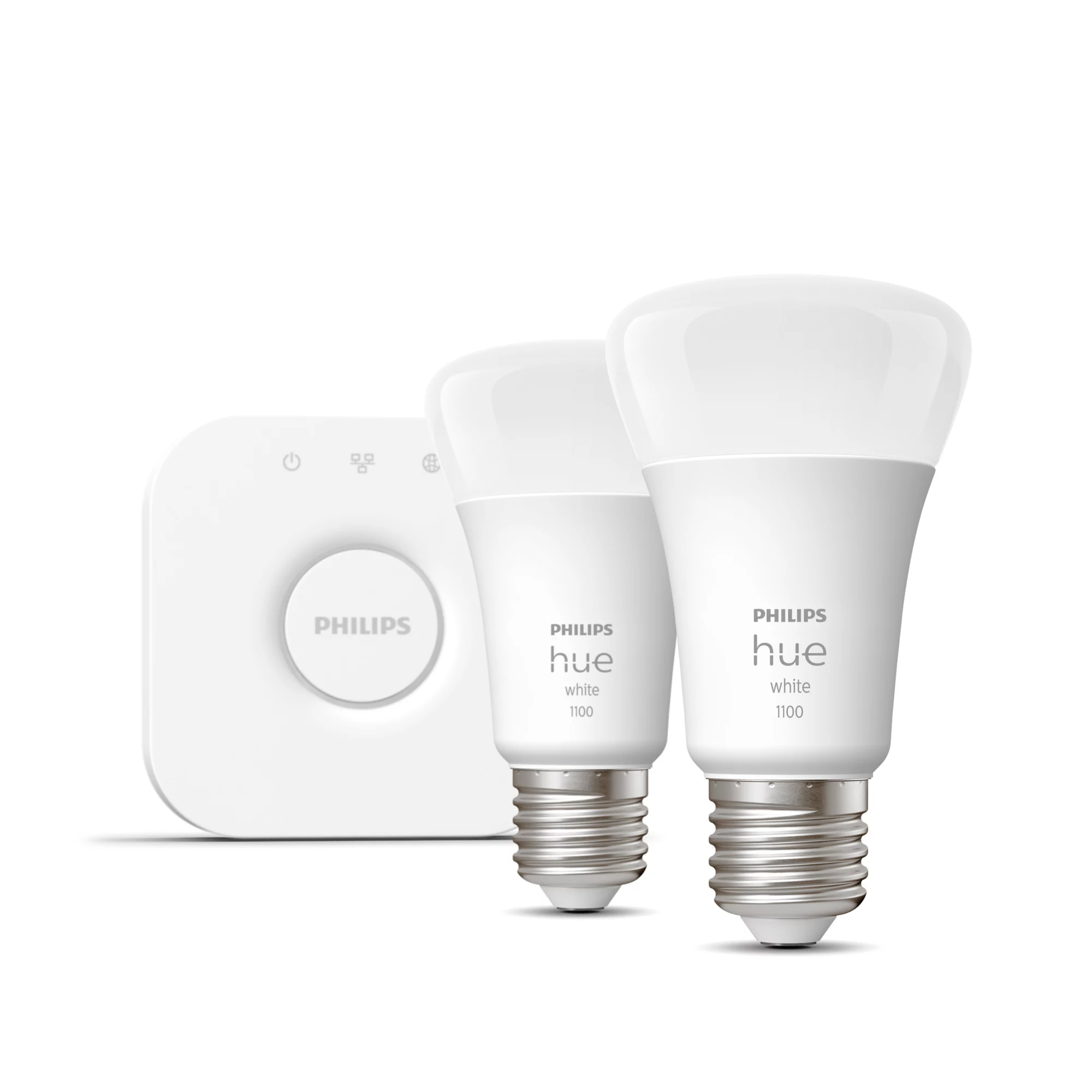 Philips Hue White Starter Kit - Drahtloses Beleuchtungs-Kit - LED-Lampe x 2 - E27 - 9.5 W (Entsprechung 75 W), Ansicht 3