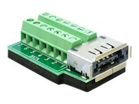 Delock Power Over eSATA-Adapter - 14-polige Anschlussleiste (W)
