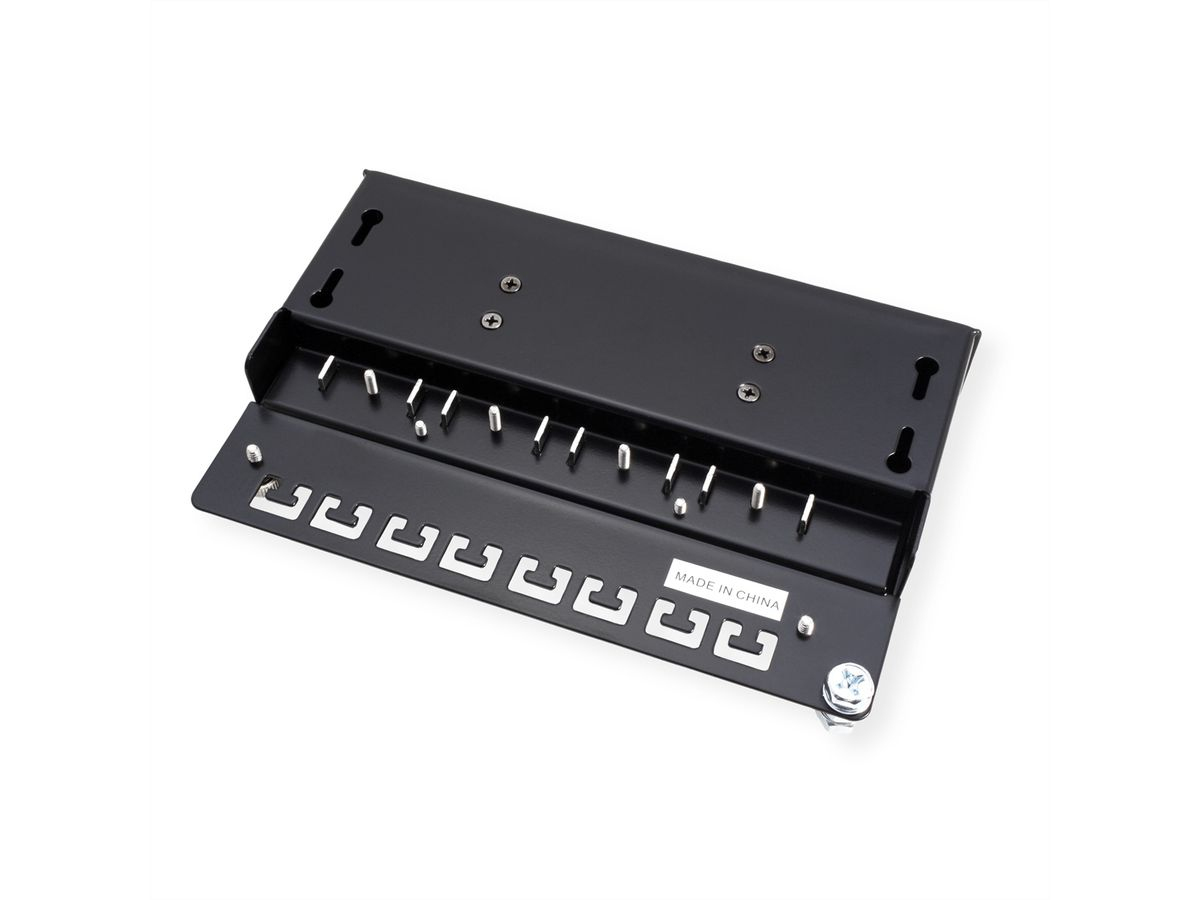 ROLINE Patch Panel - CAT 5e - Schwarz - 8 Ports, Ansicht 2