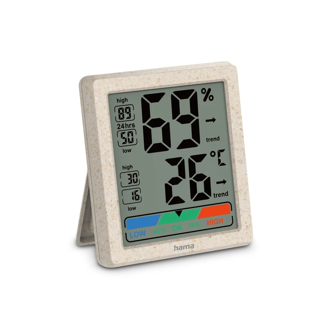 Hama Thermometer und Hygrometer Ponza digital für innen 222227, Ansicht 4