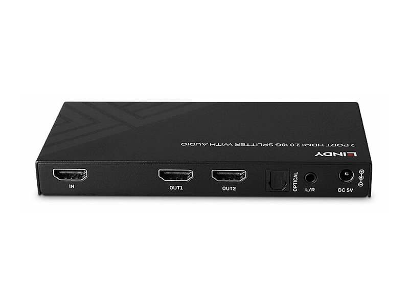 Lindy 2 Port HDMI 8K60 Splitter mit Audio - Audio/Multimedia, Ansicht 3