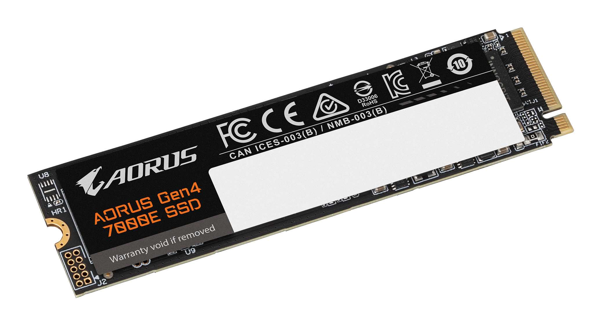 Gigabyte AORUS Gen4 7000E - SSD - 2 TB - intern - M.2 2280 - PCIe 4.0 x4 (NVMe), Ansicht 3