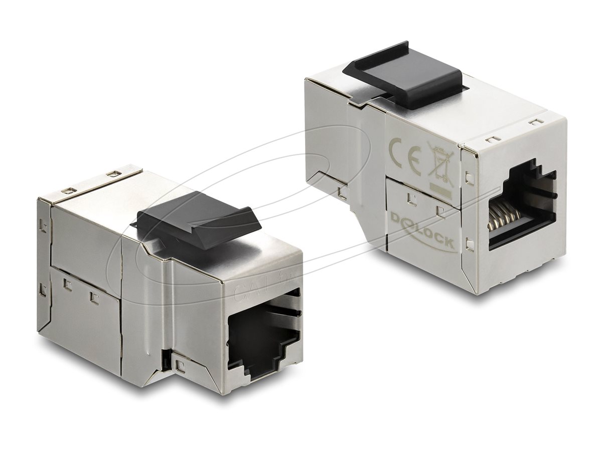 Delock Keystone-Modul - RJ-45 (W) zu RJ-45 (W)