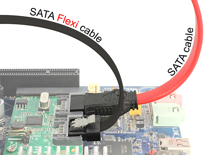 Delock FLEXI - SATA-Kabel - Serial ATA 150/300/600 - SATA (W), Ansicht 3
