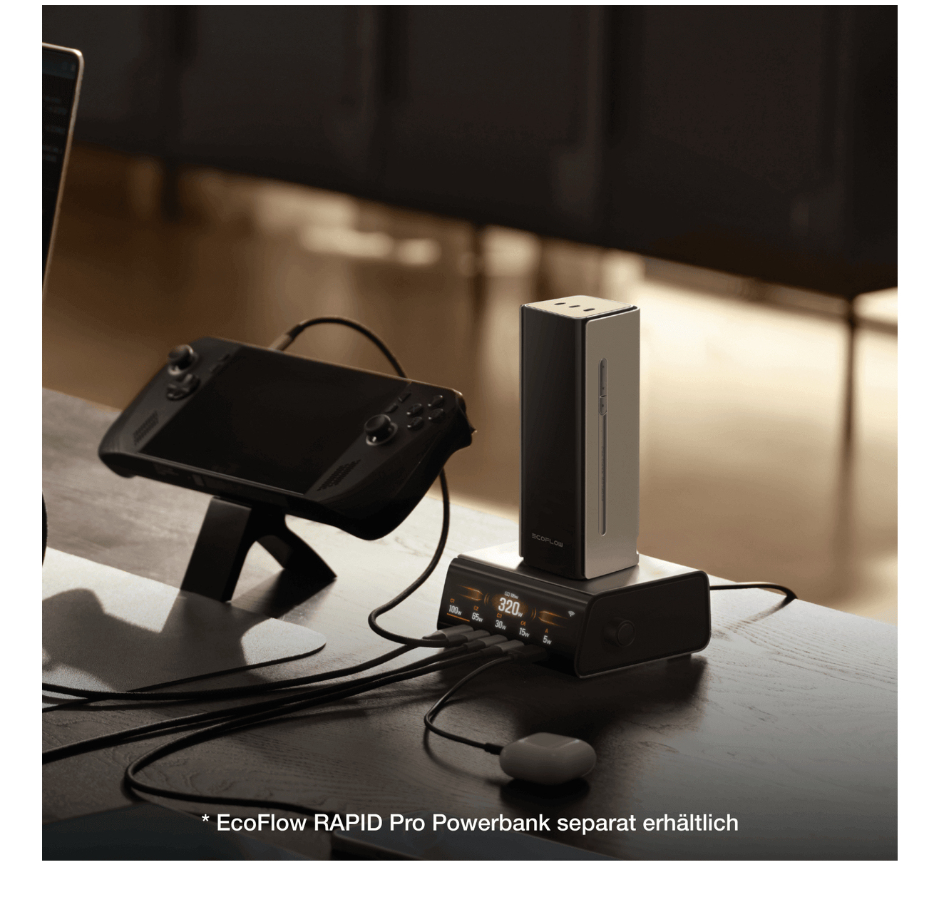 Ecoflow RAPID Pro Desktop Charger 320W, Ansicht 2