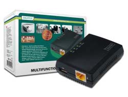 DIGITUS 1-Port USB 2.0 Multifunktions-Netzwerk- Server