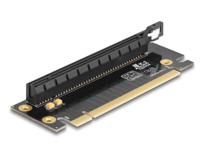 Delock Riser Karte PCI Express 3.0 x16 Stecker zu Slot 90° links gewinkelt - Slothöhe 35 mm, Ansicht 2