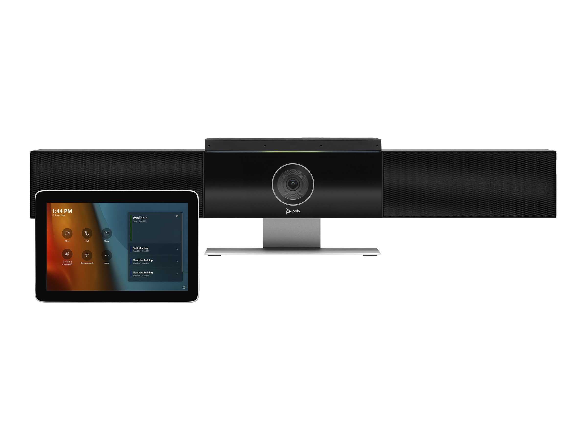 Poly Microsoft Teams Rooms - Base Kit - Kit für Videokonferenzen (HP Mini Conferencing PC Poly GC8 Touchcontroller)