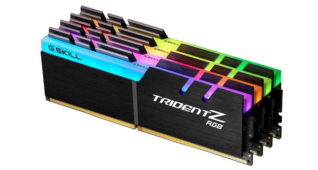 G.Skill Trident Z RGB F4-3600C18Q-64GTZR - 64 GB - 4 x 16 GB - DDR4 - 3600 MHz - 288-pin DIMM