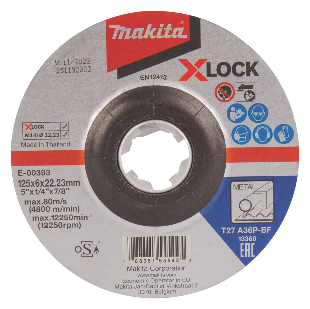 Makita Schleifteller - für Metall - 125 mm, Ansicht 2