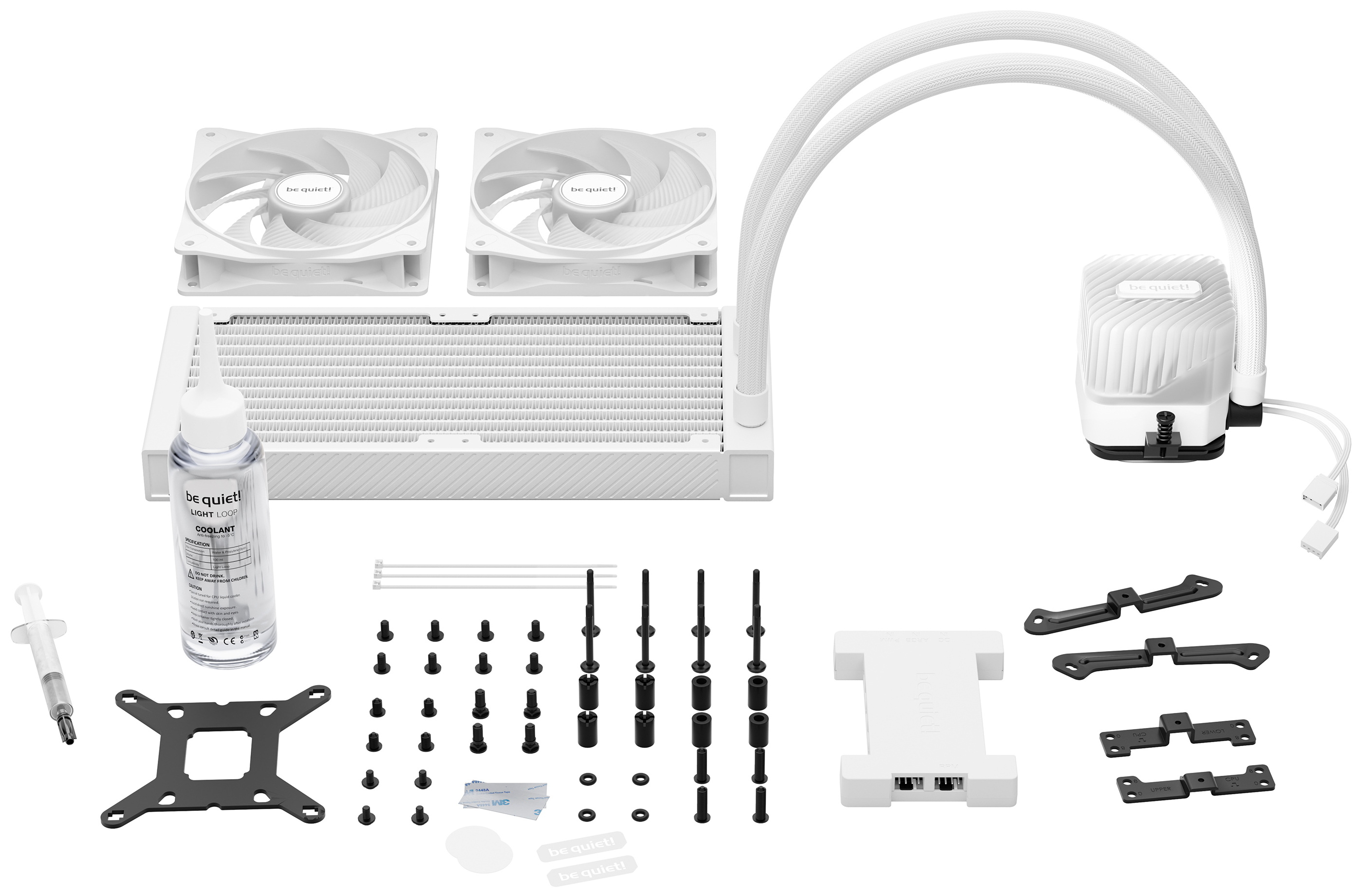 Be Quiet! Light Loop - Prozessor-Flüssigkeitskühlsystem - Kühlergröße: 240 mm - (für: AM5, AM4, LGA1851, LGA1700,…), Ansicht 2