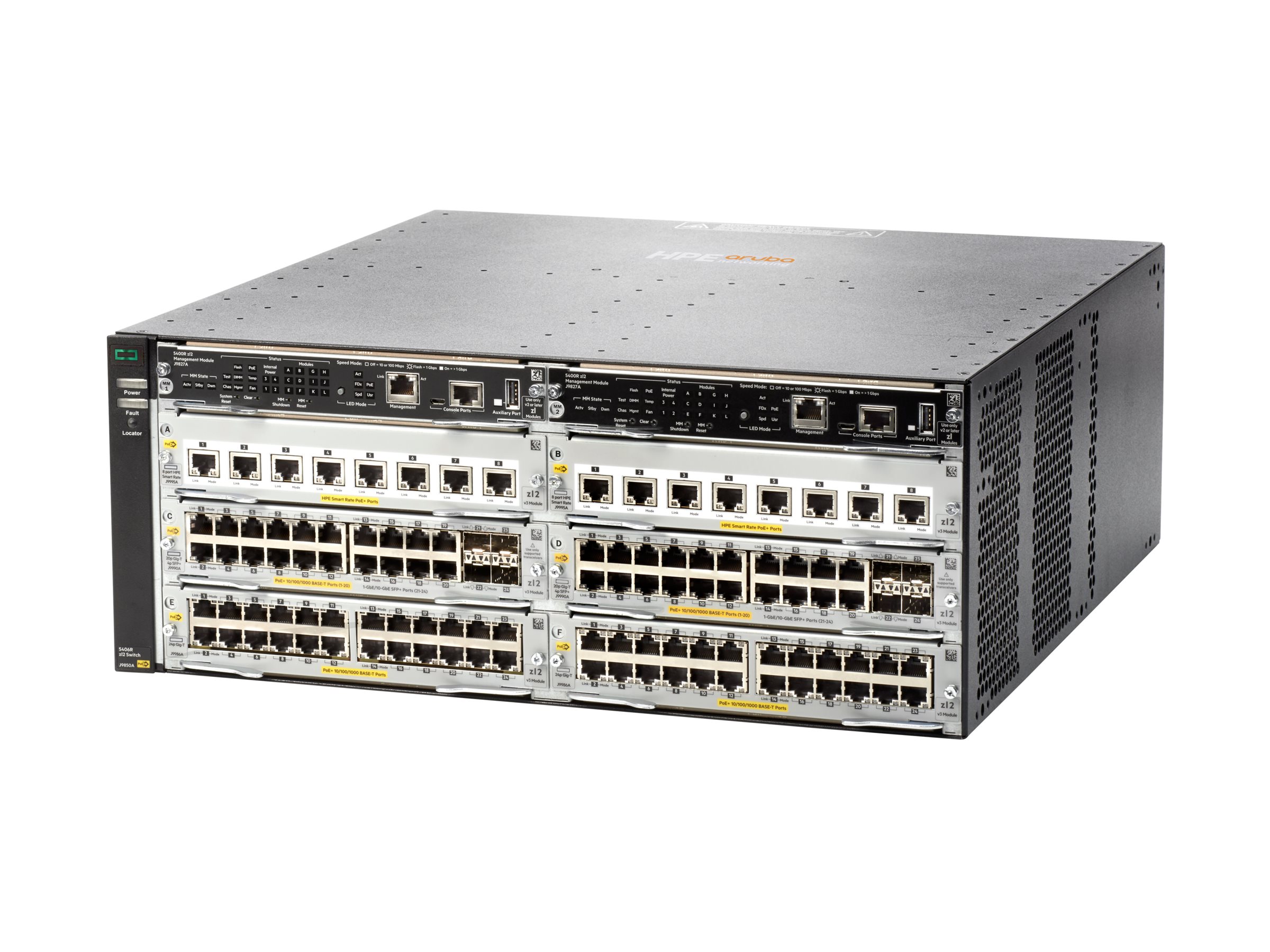 HPE Aruba 5406R zl2 - Switch - managed - an Rack