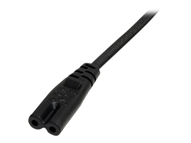 StarTech.com 2 m Laptop Ladekabel, EU Stecker auf C7, 2,5A 250V, 18AWG, Laptop/Drucker Stromkabel, Laptop Ladegerät Kabel, Laptop Netzteil Kabel - UL gelistet (PXT101NBEU)