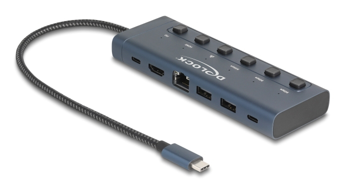 Delock Dockingstation - USB-C / Thunderbolt 3 / Thunderbolt 4, Ansicht 3