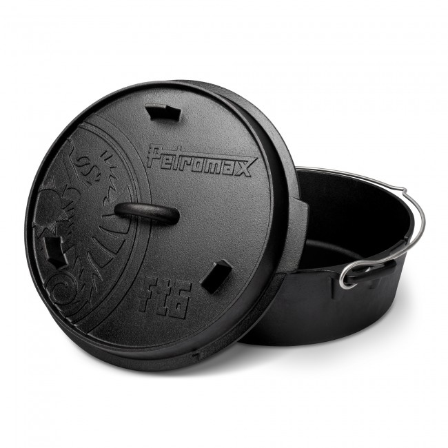 Petromax ft6-t - 5,5 l - Schwarz - Eisenguss - 364 mm - 312 mm - 160 mm, Ansicht 2