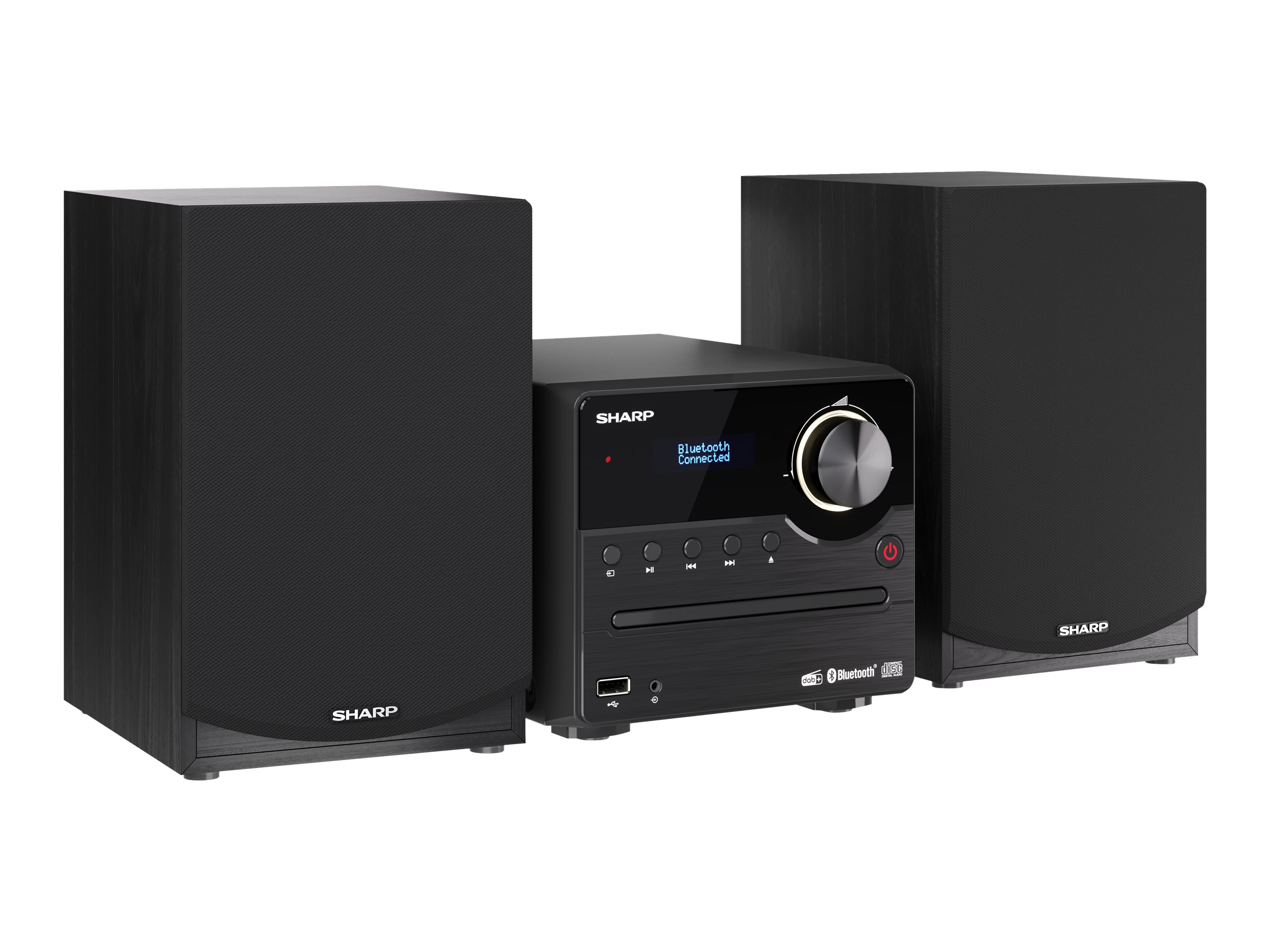 Sharp XL-B517D - Heim-Audio-Mikrosystem - Schwarz - 1 Disks - 45 W - Voller Bereich - 60 - 20000 Hz, Ansicht 3