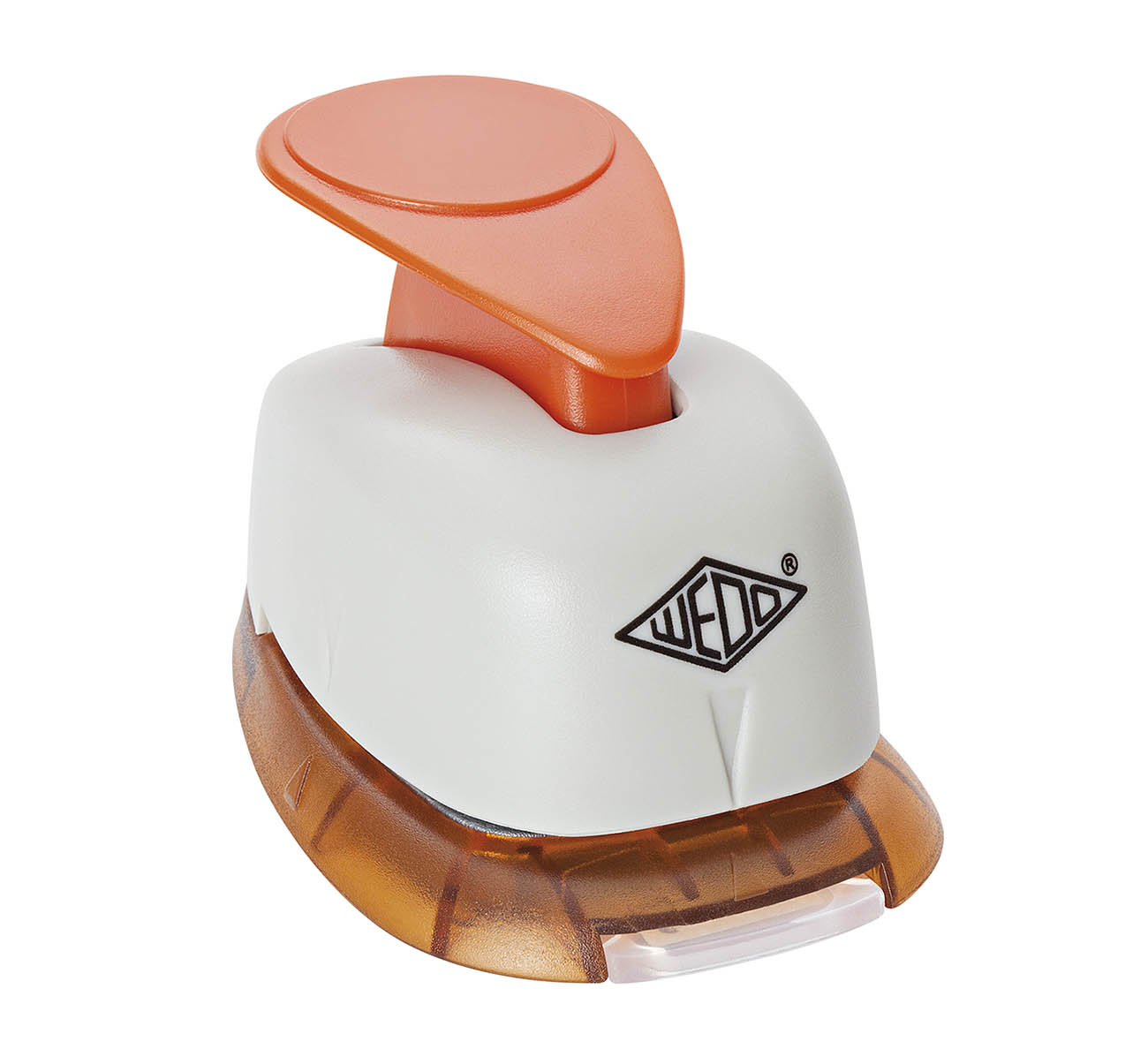 WEDO Heart - Form Handwerksstanze - Grau - Orange - Papier - 220 g/m² - 65 mm - 44 mm, Ansicht 2