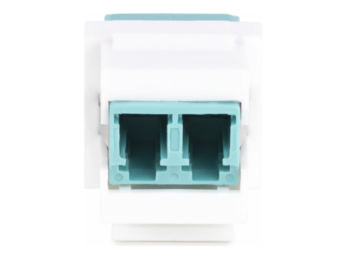 StarTech.com LC to LC Coupler, LC Fiber Coupler, LC/UPC Keystone Jack, Fiber Optic LC Keystone Coupler for Patch Panel - LC to LC Duplex (DMFKSLCLCCOUPLER)