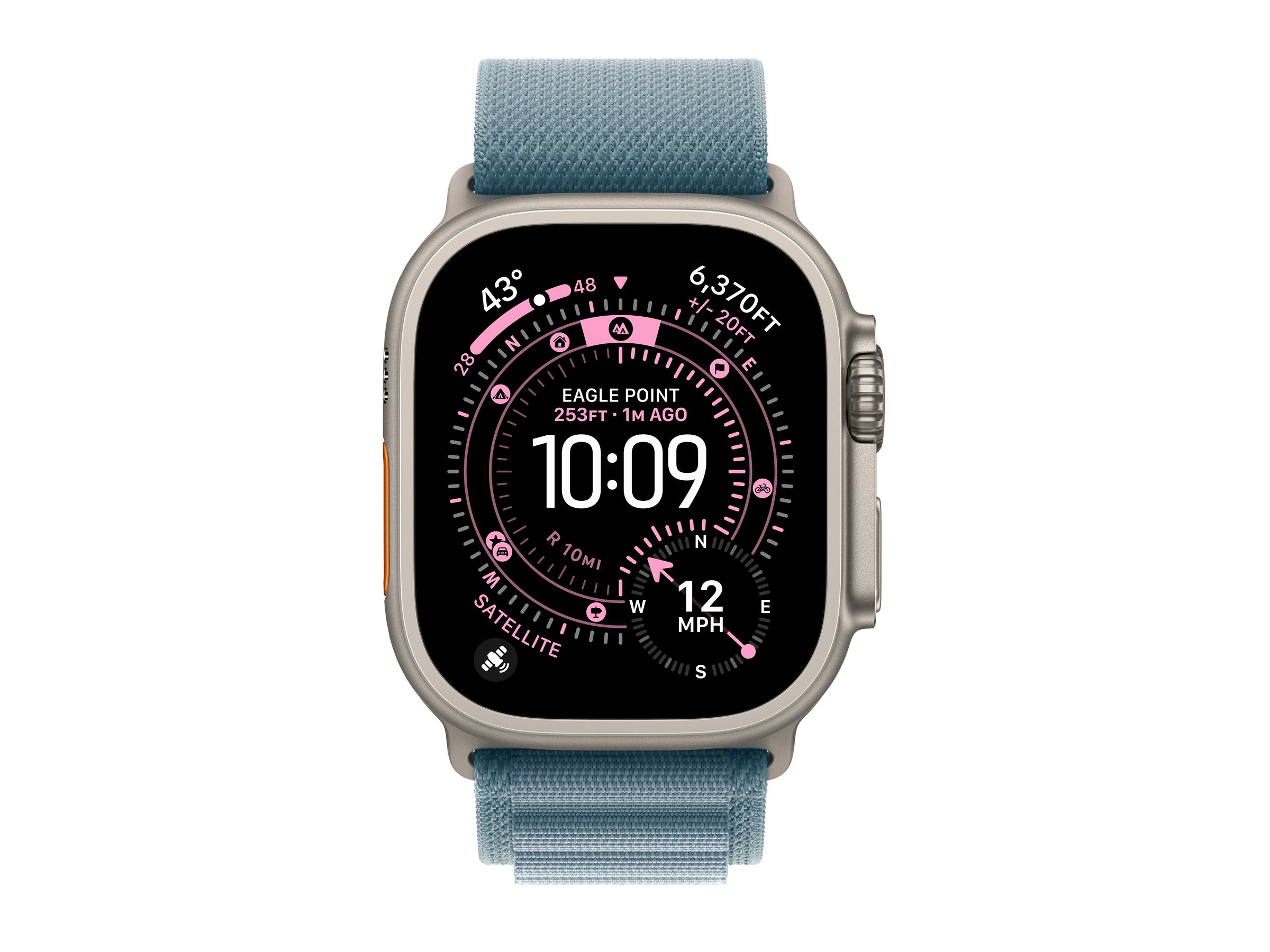 Apple Watch Ultra 3 - 49 mm - natürliches Titan, Ansicht 3