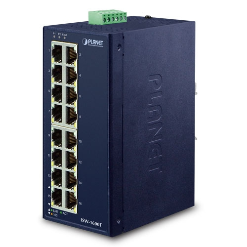 Planet ISW-1600T - Switch - unmanaged - 16 x 10/100, Ansicht 4