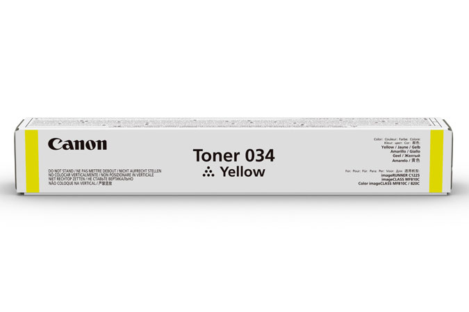 Canon 034 - Gelb - Original - Tonerpatrone - für ImageCLASS MF810Cdn, MF820Cdn, Ansicht 4