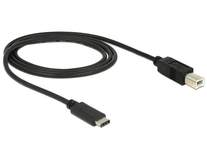 Delock USB-Kabel - USB-C (M) bis USB Typ B (M), Ansicht 2