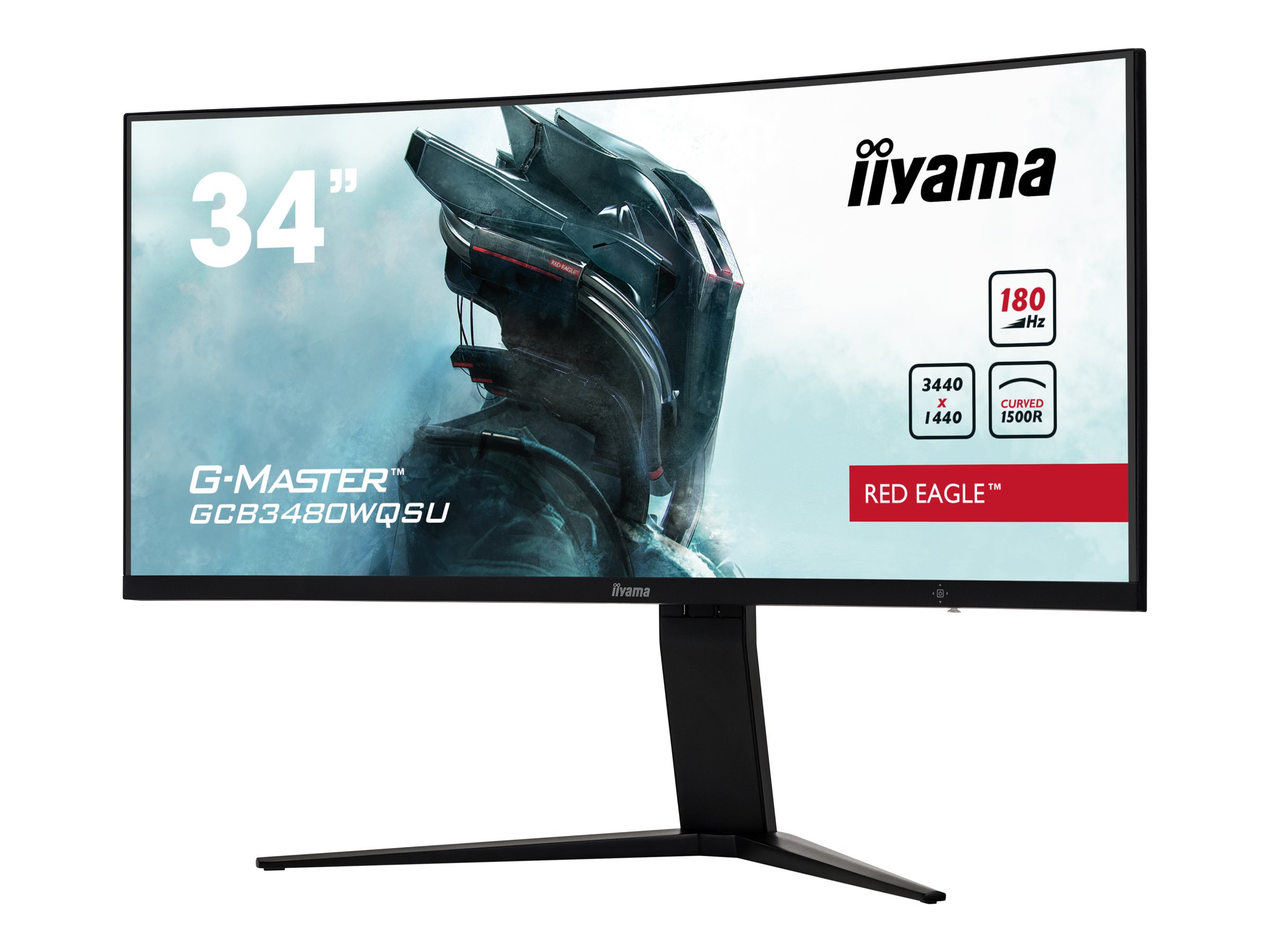 Iiyama G-MASTER Red Eagle GCB3480WQSU-B1 - LED-Monitor - gebogen - 86.4 cm (34)
