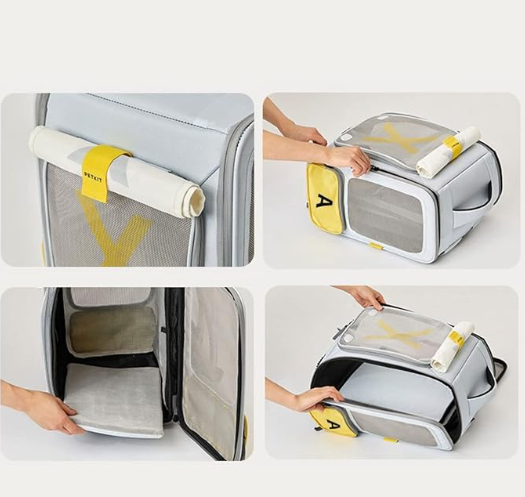 Petkit Haustiertransporter BP3 X ZONE Pilkas P7703 GREY, Ansicht 4