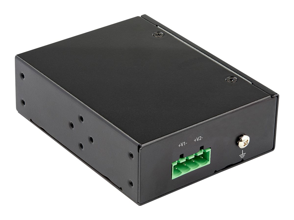 StarTech.com Industrial Gigabit PoE Injector - High Speed/High Power 90W - 802.3bt PoE++ 48V-56VDC Hutschiene UPoE/Ultra Power Over Ethernet Injektor Adapter -40&deg;C bis 75&deg;C Robust (POEINJ1G90W)