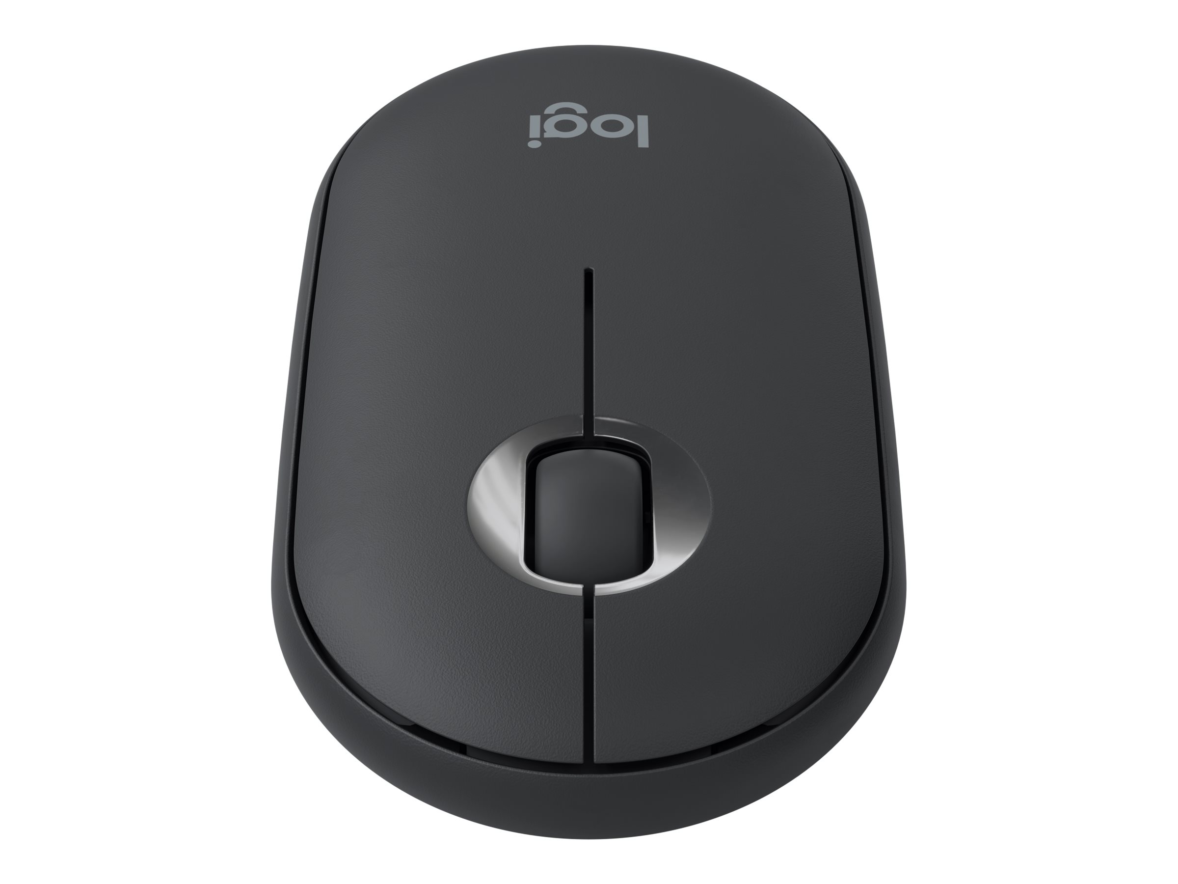 Logitech Pebble M350 - Maus - optisch - 3 Tasten - kabellos - 2.4 GHz Bluetooth - kabelloser Empfänger (USB)