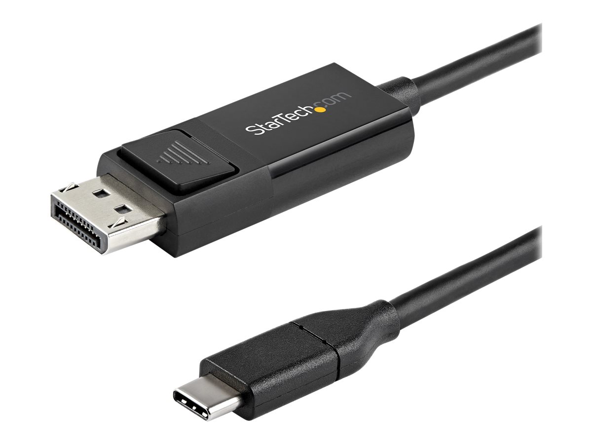 StarTech.com StarTech 3ft (1m) USB C to DisplayPort 1.2 Cable 4K 60Hz, Bidirectional DP to USB-C or USB-C to DP Reversible Video Adapter Cable, HBR2/HDR, USB Type C/Thunderbolt 3 Monitor Cable - 4K USB-C to DP Cable - DisplayPort-Kabel - USB-C (M)
