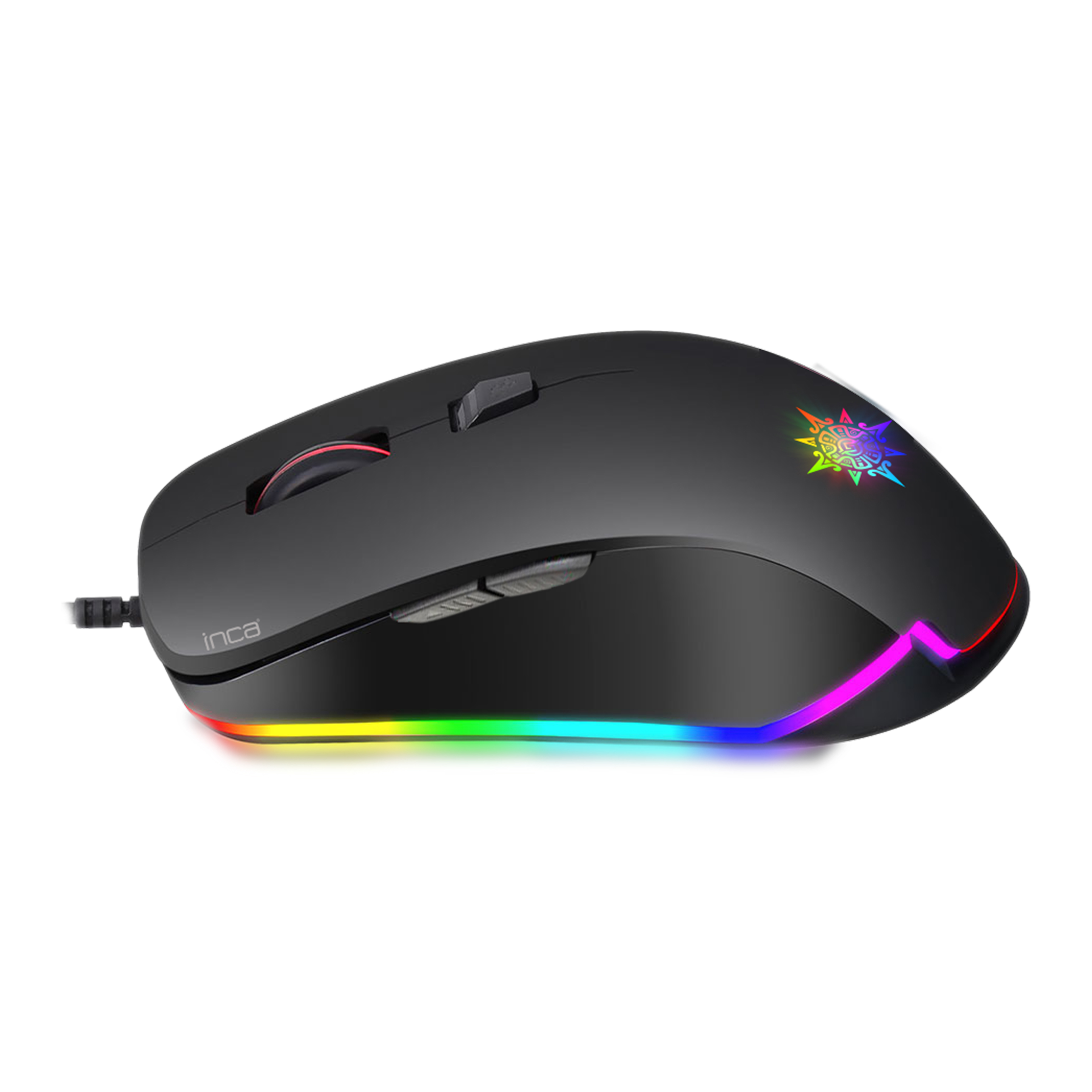 INCA IMG-327 - Beidhändig - Optisch - USB Typ-A - 4800 DPI - Schwarz, Ansicht 2