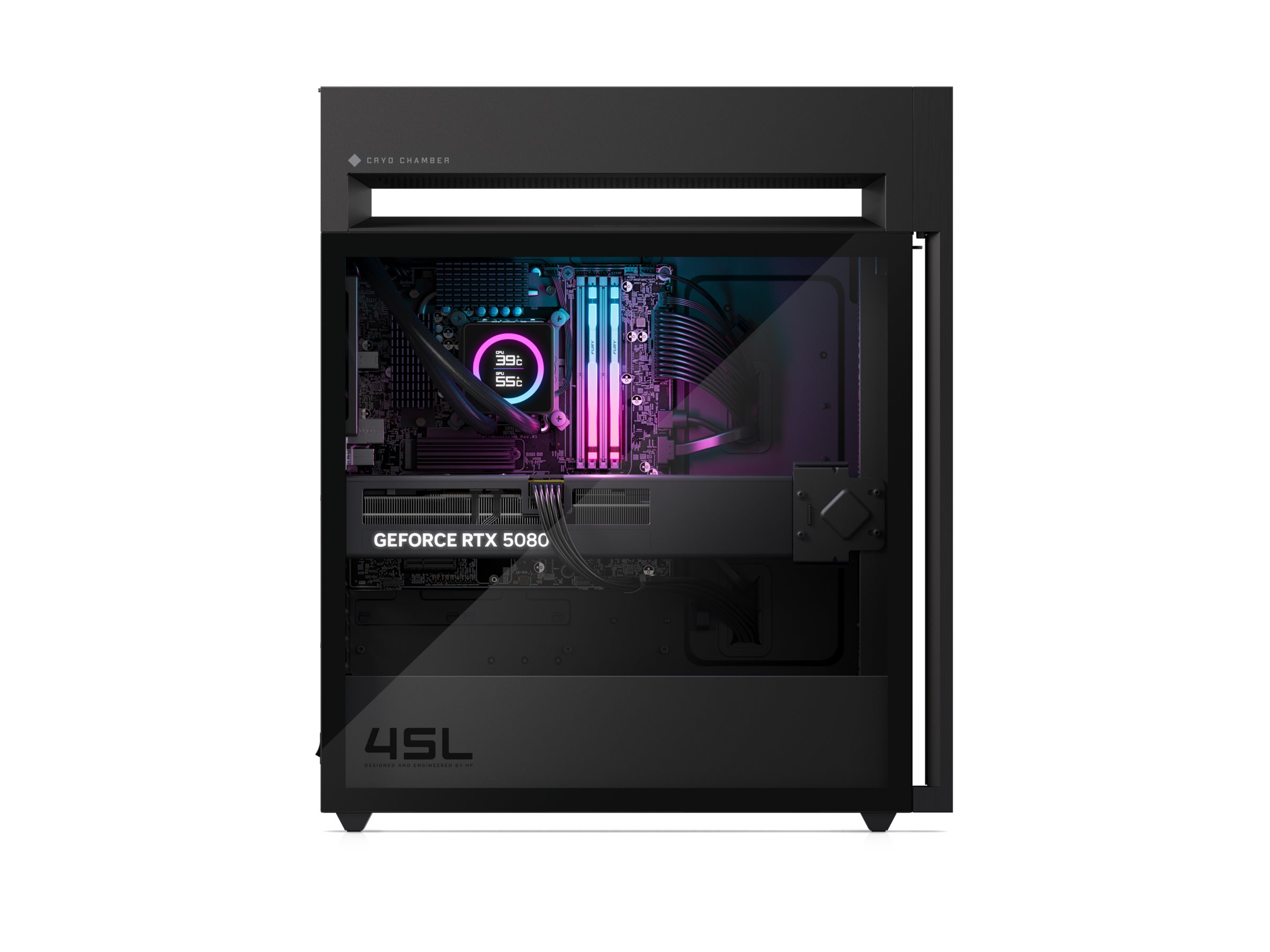 HP OMEN 45L by HP GT22-3093ng - microATX - Core Ultra 9 285K - RAM 32 GB - SSD 2 TB - NVMe - GeForce RTX 5080 - 1GbE, 2.5GbE, Wi-Fi 6E, Bluetooth 5.3 - WLAN: 802.11a/b/g/n/ac/ax (Wi-Fi 6E)