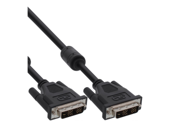InLine DVI-D Kabel - digital 24+1 Stecker  Stecker - Dual Link - 2 Ferrite - 10m