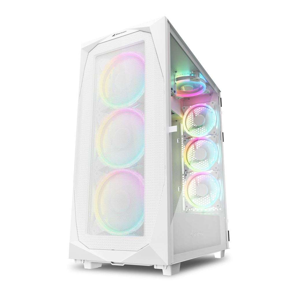 Sharkoon REV300 RGB White - Tower, Ansicht 2